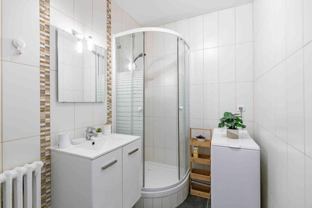 Appartement Avec Parking Et Terrasse Metro 7 Et Paris Villejuif Exterior foto